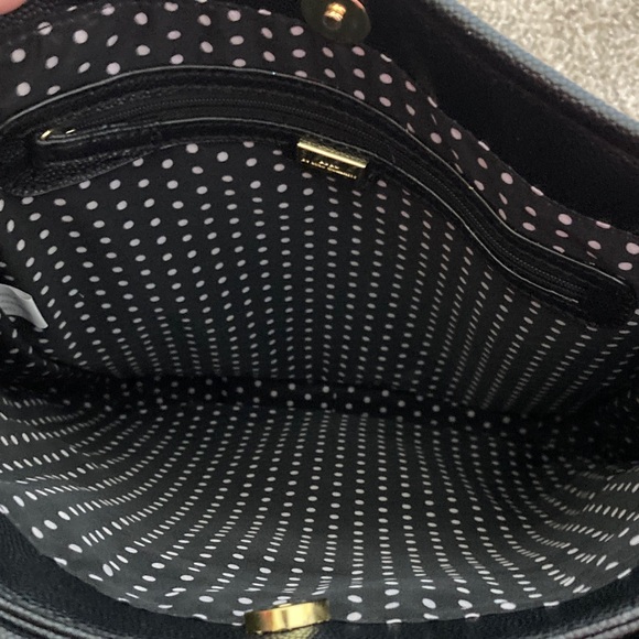 Lulu Guinness Black Purse with Gold Accents - Picture 8 of 11